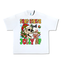 White dead inside but jolly af Urban Heavy Tee - MaliasSmallBusiness
