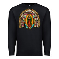 Black our lady of Guadalupe rainbow Premium Sweatshirt - JahusDesignShop