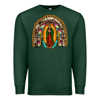 Sports Green our lady of Guadalupe rainbow Premium Sweatshirt - JahusDesignShop