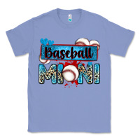 Colony Blue baseball mini with leopard Classic Tee - Zillion Design Studio