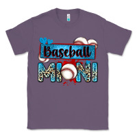Lavender baseball mini with leopard Classic Tee - Zillion Design Studio