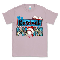 Lilac baseball mini with leopard Classic Tee - Zillion Design Studio