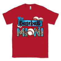 Red baseball mini with leopard Classic Tee - Zillion Design Studio