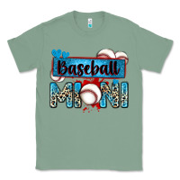 Sage baseball mini with leopard Classic Tee - Zillion Design Studio