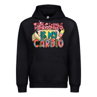 Black teaching is my cardio Urban Hoodie - NancyCooperArtShop