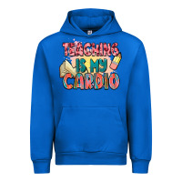 Cobalt teaching is my cardio Urban Hoodie - NancyCooperArtShop
