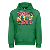 Emerald teaching is my cardio Urban Hoodie - NancyCooperArtShop