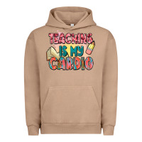 Pigment Burro teaching is my cardio Urban Hoodie - NancyCooperArtShop