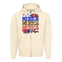 Sandshell Merica merica merica vibes Zipper Hoodie - Neo Western