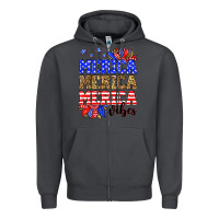 Smoke Merica merica merica vibes Zipper Hoodie - Neo Western