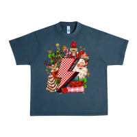Midnight Navy christmas season lightning bolt Urban Heavy Tee - MaliasSmallBusiness