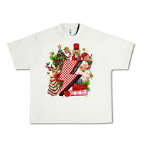 Pistachio christmas season lightning bolt Urban Heavy Tee - MaliasSmallBusiness