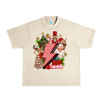 Sandshell christmas season lightning bolt Urban Heavy Tee - MaliasSmallBusiness