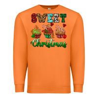 Carrot sweet Christmas with cupcake Premium Sweatshirt - AdoDesignShop