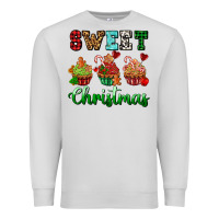 Sweet Christmas With Cupcake Premium Sweatshirt | Teevron