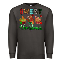 Smoke sweet Christmas with cupcake Premium Sweatshirt - AdoDesignShop