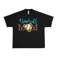 Black western leopard serape wooden sunflowers  turquoise glitter mom baseba Urban Heavy Tee - Artiststas