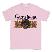 Bubblegum Pink western dachshund mom Classic Tee - RanaPortraitStore