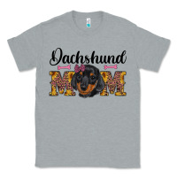 Heather Grey western dachshund mom Classic Tee - RanaPortraitStore