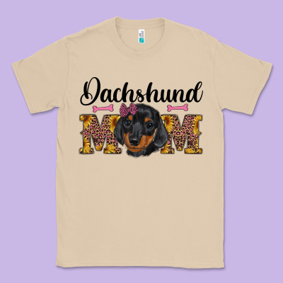 Western Dachshund Mom Classic Tee Designed By Ranaportraitstore