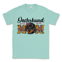 Seafoam western dachshund mom Classic Tee - RanaPortraitStore