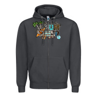 Smoke hello summer Zipper Hoodie - SublimationCraftShop