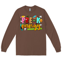 Chestnut pre k energy Long Sleeve Tee - texasbilliewilder