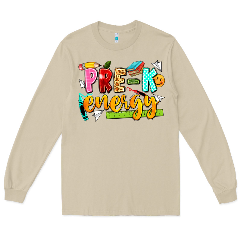 Pre K Energy Long Sleeve Tee by texasbilliewilder | Teevron