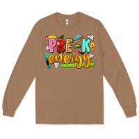 Toasted Coconut pre k energy Long Sleeve Tee - texasbilliewilder