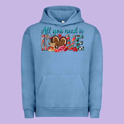 All You Need Is Love Urban Hoodie Designed By Nancycooperartshop