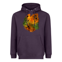 Plum spider leopard  halloween patch Heavyweight Hoodie - BundleAndBundleShop