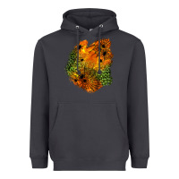 Smoke spider leopard  halloween patch Heavyweight Hoodie - BundleAndBundleShop