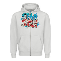Dove Grey Star spangled and sassy 4th of july Zipper Hoodie - CowGirlArtShop