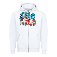 Star Spangled And Sassy 4th Of July Zipper Hoodie | Teevron
