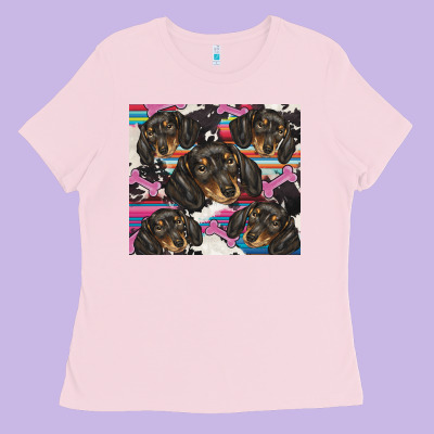Dachshund Ladies Tee Designed By Barkaloodesign