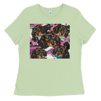 Matcha dachshund Ladies Tee - BarkalooDesign