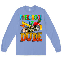 Colony Blue preschool dude Long Sleeve Tee - texasbilliewilder