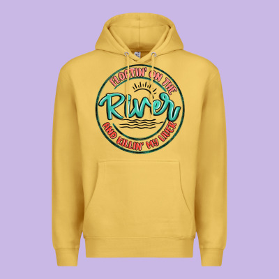 Floatin On The River Killin My Liver Premium Hoodie Designed By Maliassmallbusiness