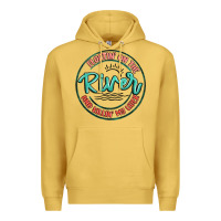 Antique Gold floatin on the river killin my liver Premium Hoodie - MaliasSmallBusiness