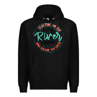 Black floatin on the river killin my liver Premium Hoodie - MaliasSmallBusiness