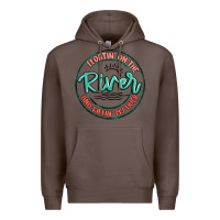Coffee floatin on the river killin my liver Premium Hoodie - MaliasSmallBusiness