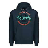 Navy floatin on the river killin my liver Premium Hoodie - MaliasSmallBusiness
