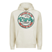 Oatmeal Heather floatin on the river killin my liver Premium Hoodie - MaliasSmallBusiness