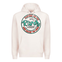 Pale Pink floatin on the river killin my liver Premium Hoodie - MaliasSmallBusiness