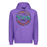 Purple floatin on the river killin my liver Premium Hoodie - MaliasSmallBusiness