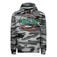Slate Camo floatin on the river killin my liver Premium Hoodie - MaliasSmallBusiness