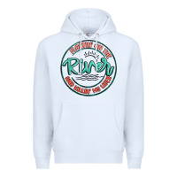 White floatin on the river killin my liver Premium Hoodie - MaliasSmallBusiness