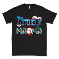 Black baseball mama with leopard Classic Tee - Zillion Design Studio