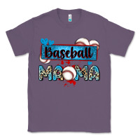 Lavender baseball mama with leopard Classic Tee - Zillion Design Studio
