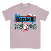 Lilac baseball mama with leopard Classic Tee - Zillion Design Studio